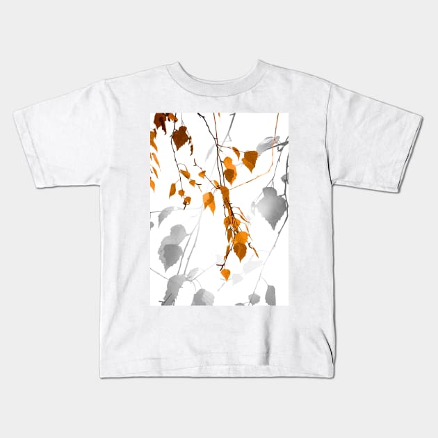 Autumn leaves 3 Kids T-Shirt by B&K